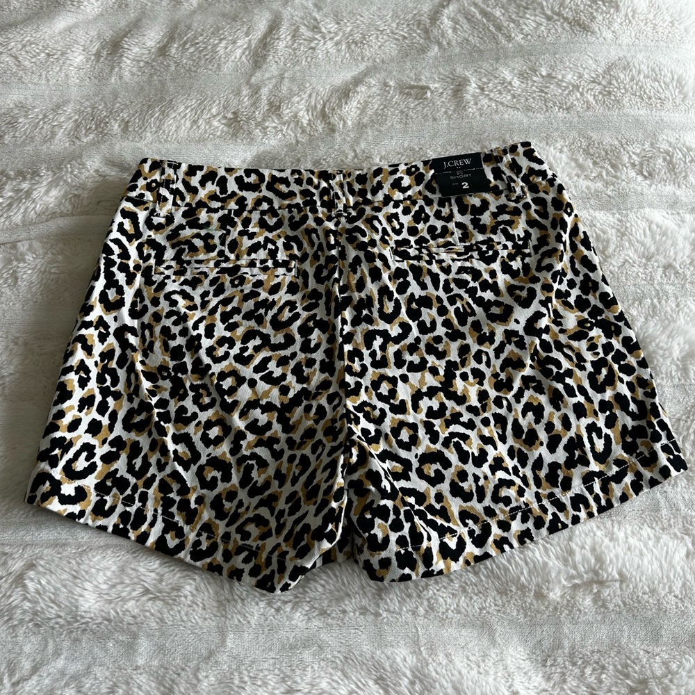 Leopard Print Chino Shorts - Picture 2 of 8